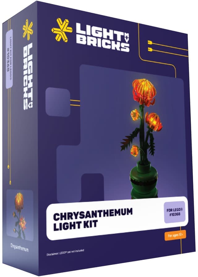 Light My Bricks™ Chrysanthemum lyssett