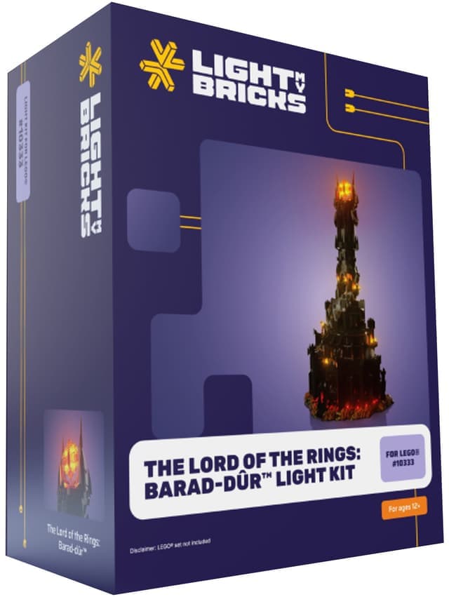 Light My Bricks™ The Lord of the Rings Barad-dur lyssett