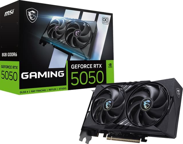 MSI GeForce RTX 5050 8G GAMING OC grafikkort
