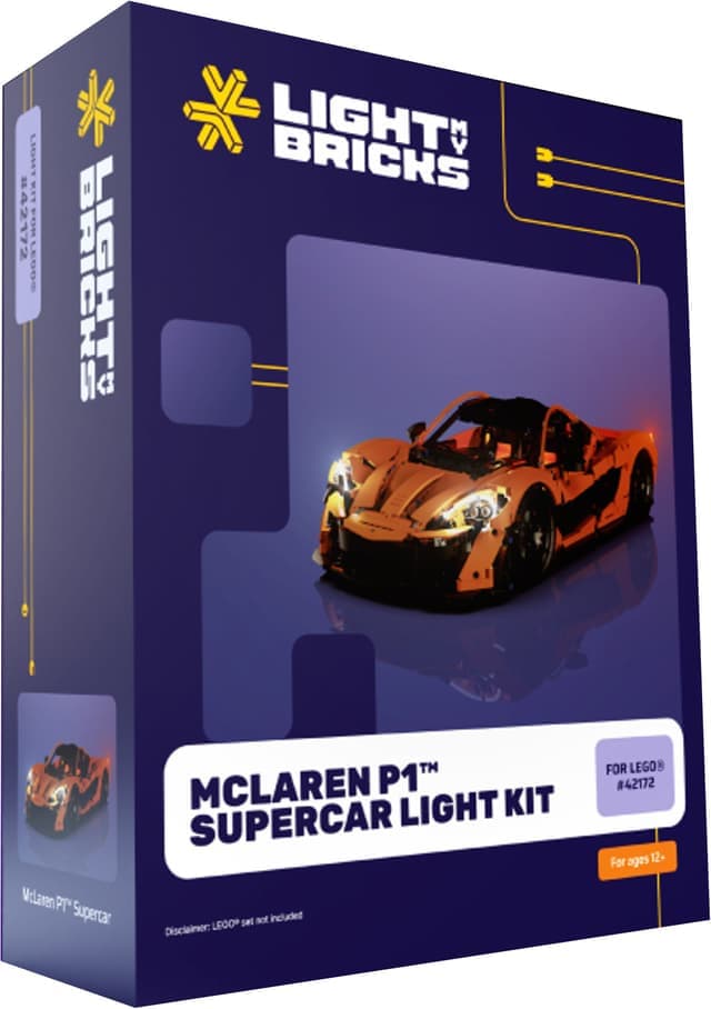 Light My Bricks™ McLaren P1 Supercar lyssett