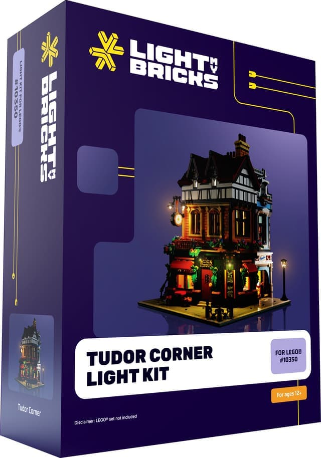 Light My Bricks™ Tudor Corner lyssett