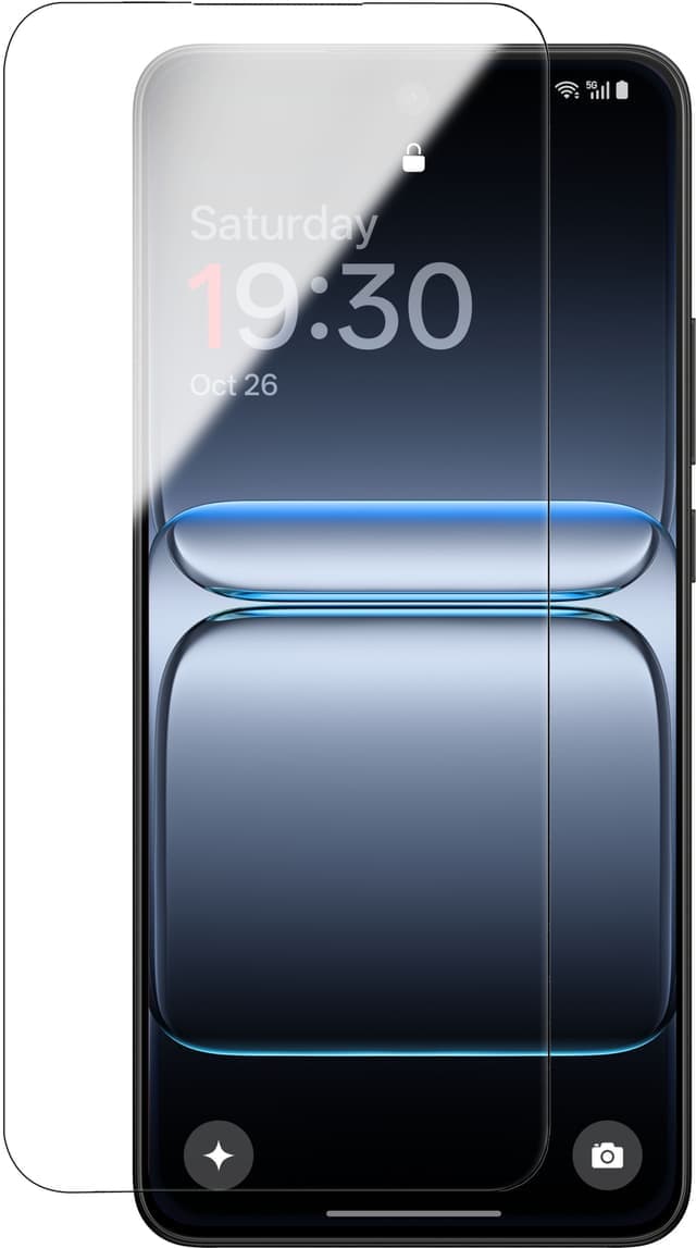 OnePlus Nord 5 glatt skjermbeskytter i herdet glass