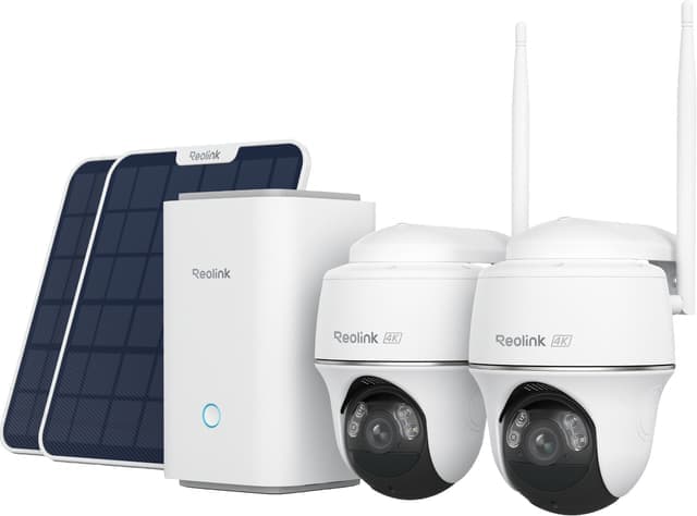 Reolink Argus PT Ultra 4K trådløst sikkerhetskamera (2-stk./solpanel)