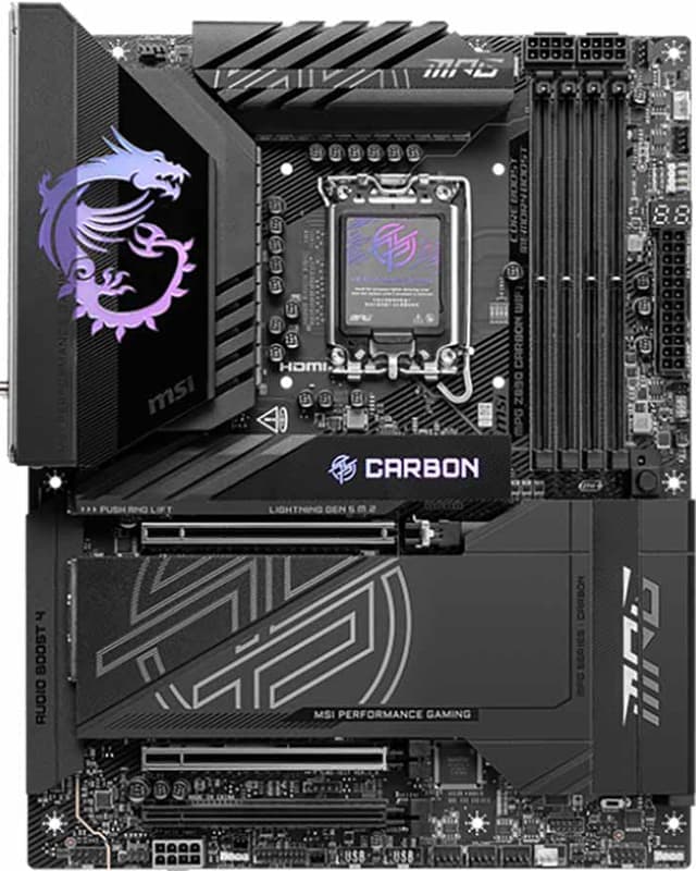 MSI MPG Z890 CARBON Wi-Fi hovedkort