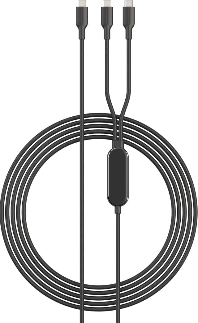 Sandstrom 140W 2in1 USB-C kabel (2m)