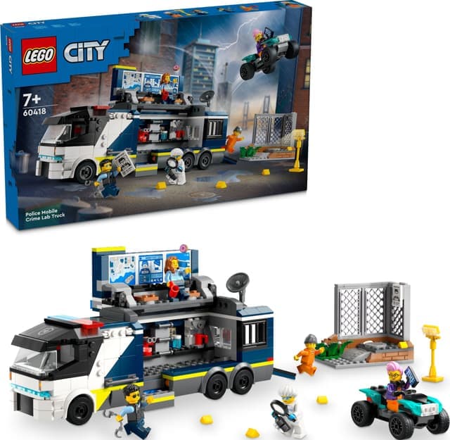 LEGO City Politiets mobile etterforskningslab 60418