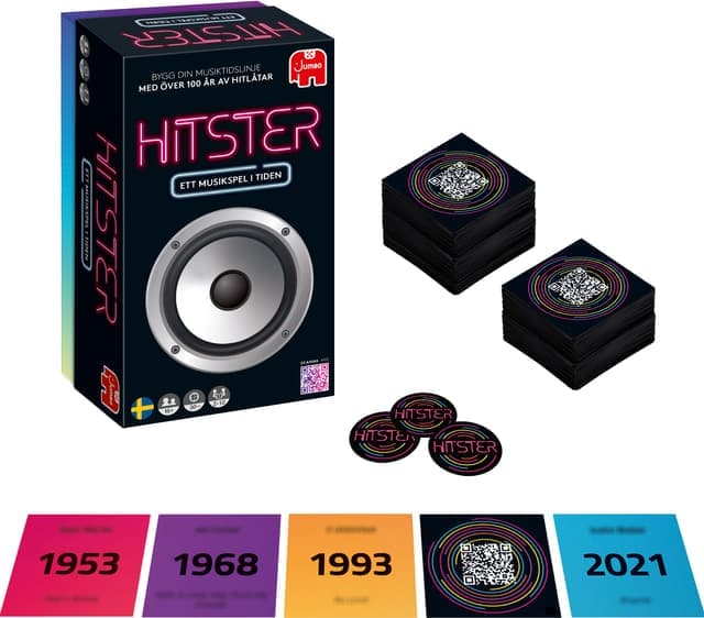 Jumbo Hitster Original Swedish Soundtracks kortspill