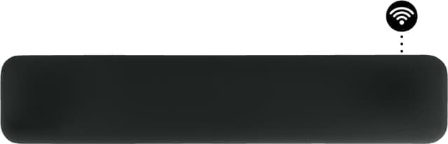 Mill Invisible Smart Wi-Fi Gen4 panelovn PA700WIFI4BLACK (sort)