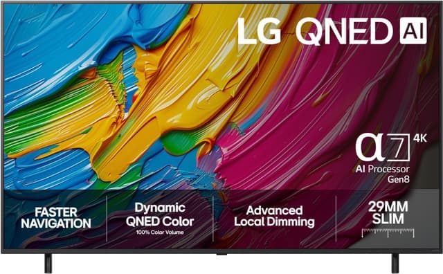 LG 50" QNED 80 4K TV (2025)