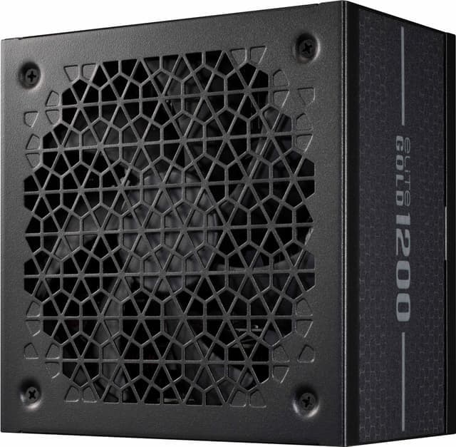 Cooler Master Elite Gold FM 1200W strømforsyningsenhet (sort)