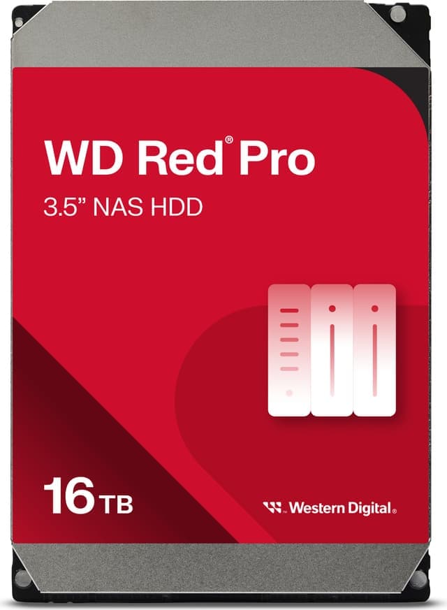 WD 16TB SATA III 512MB RED Pro NAS HDD (WD161KFGX)