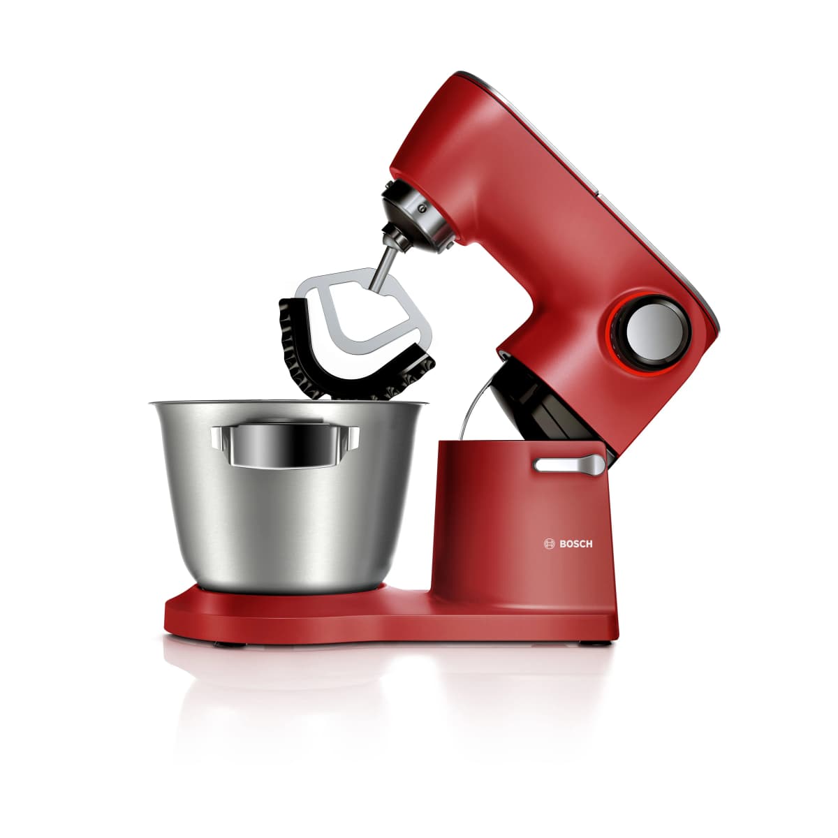 Bosch Serie 8 OptiMUM MUM9A66R00 kjøkkenmaskin 1600W, Rød-sølv