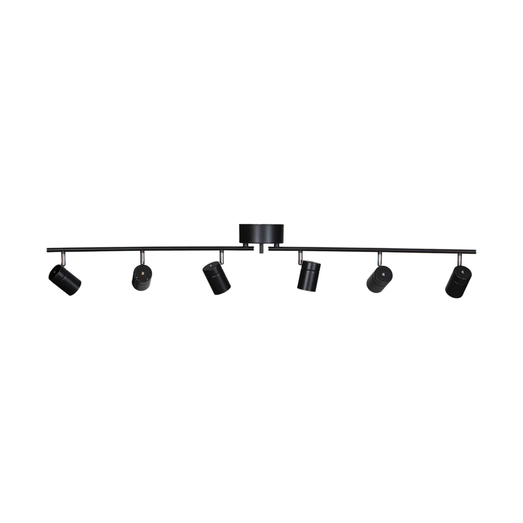Correct 6 takspotlight 124 cm, Matt svart