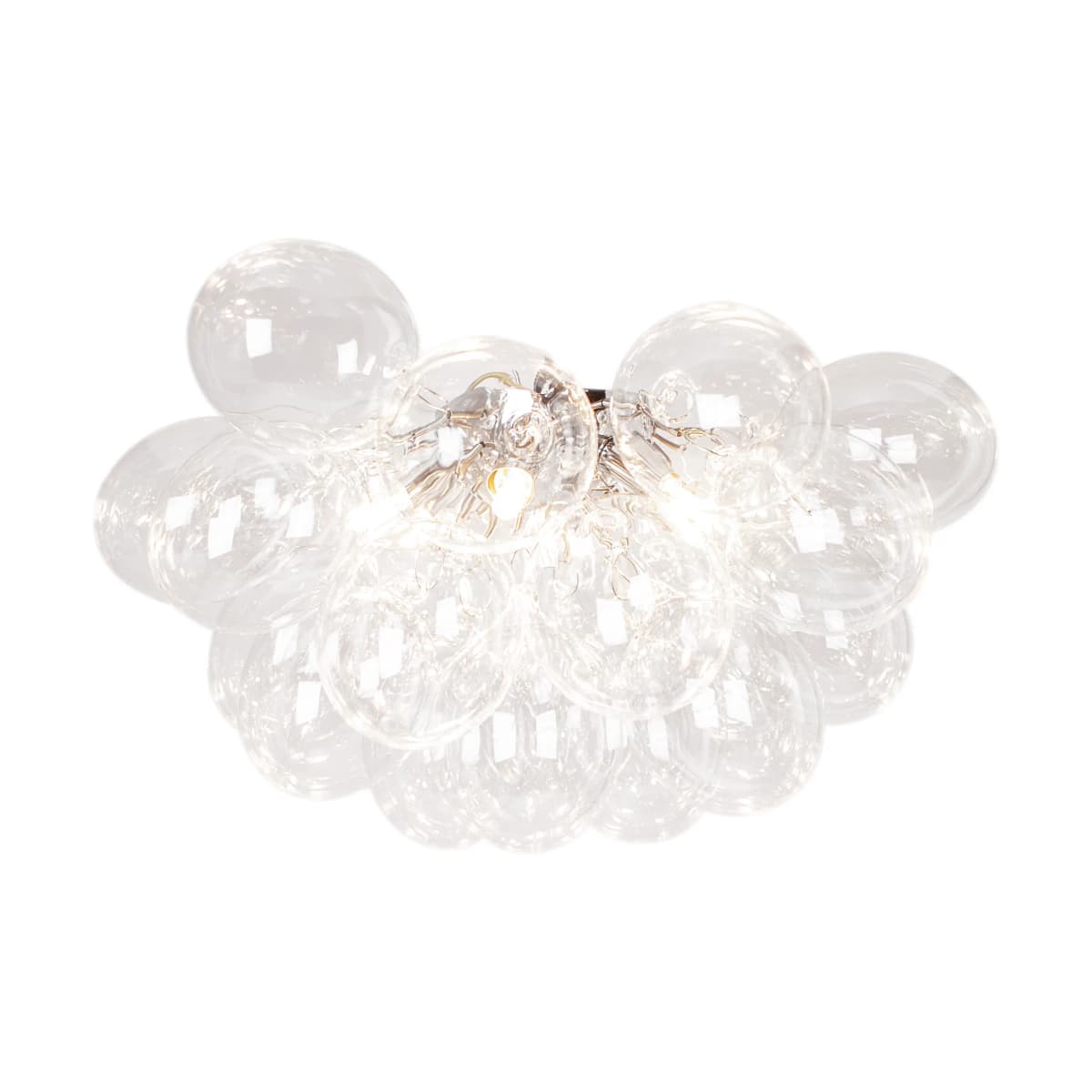 Gross taklampe 20 stk glasskuler Ø50 cm, Klar