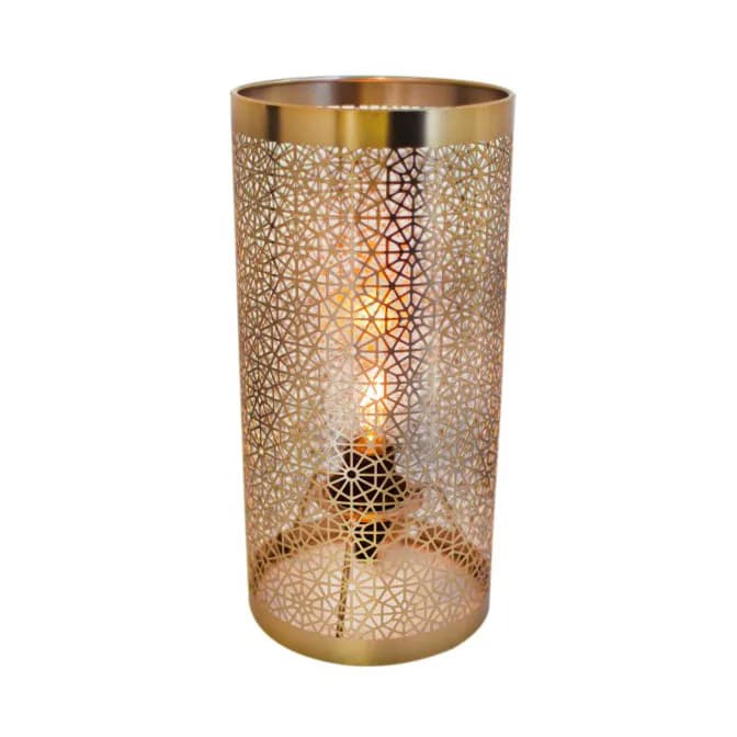 Hermine bordlampe 28 cm, Messing