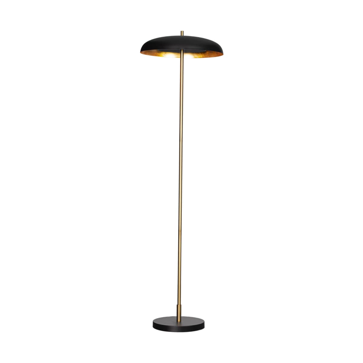 Shelby gulvlampe 160 cm, Svart-gull