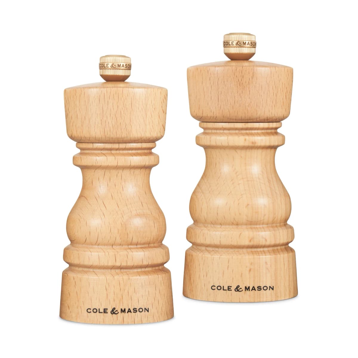 London salt- og pepperkvernsett 13 cm, Natural