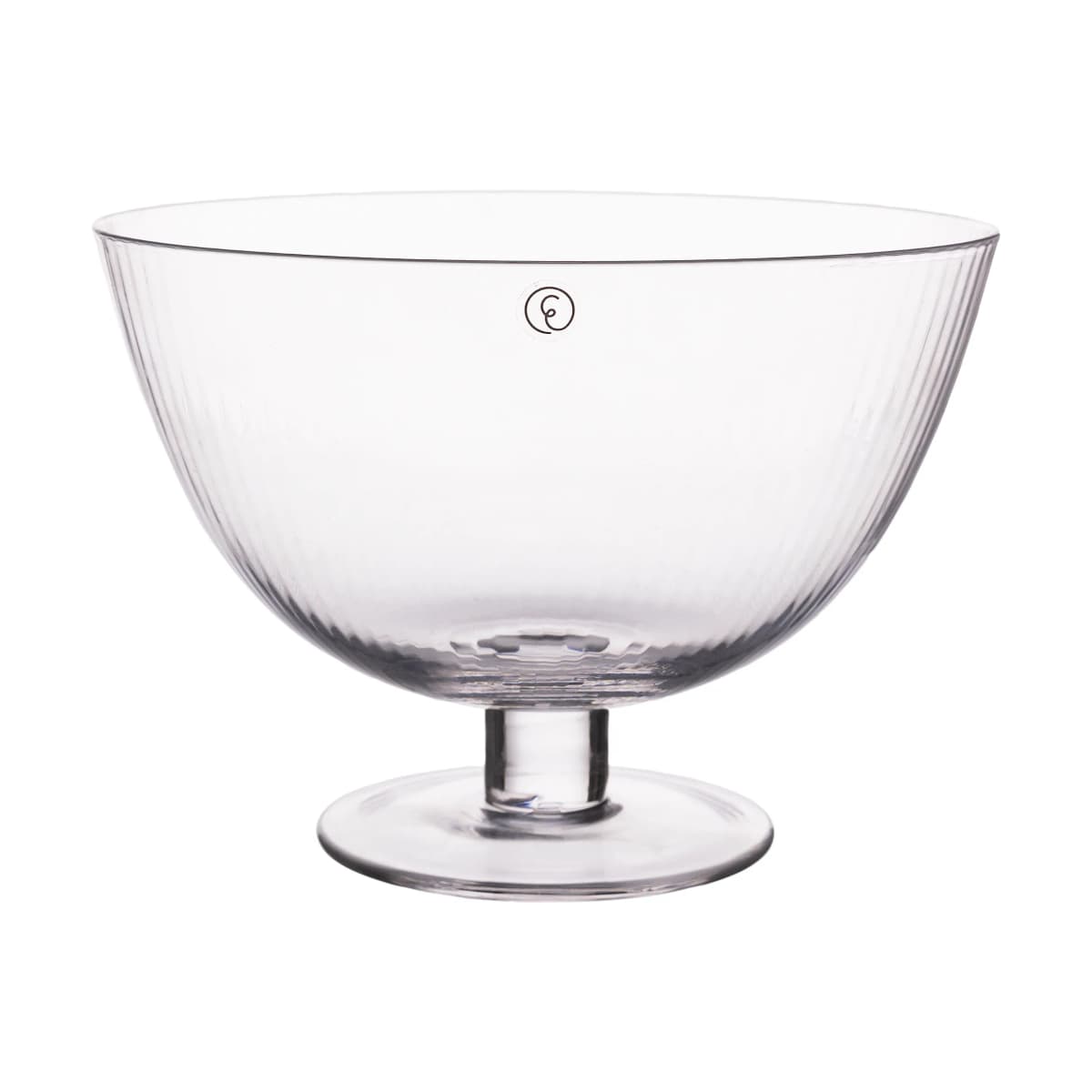 Ernst glasskål på fot, Ø16,5 cm
