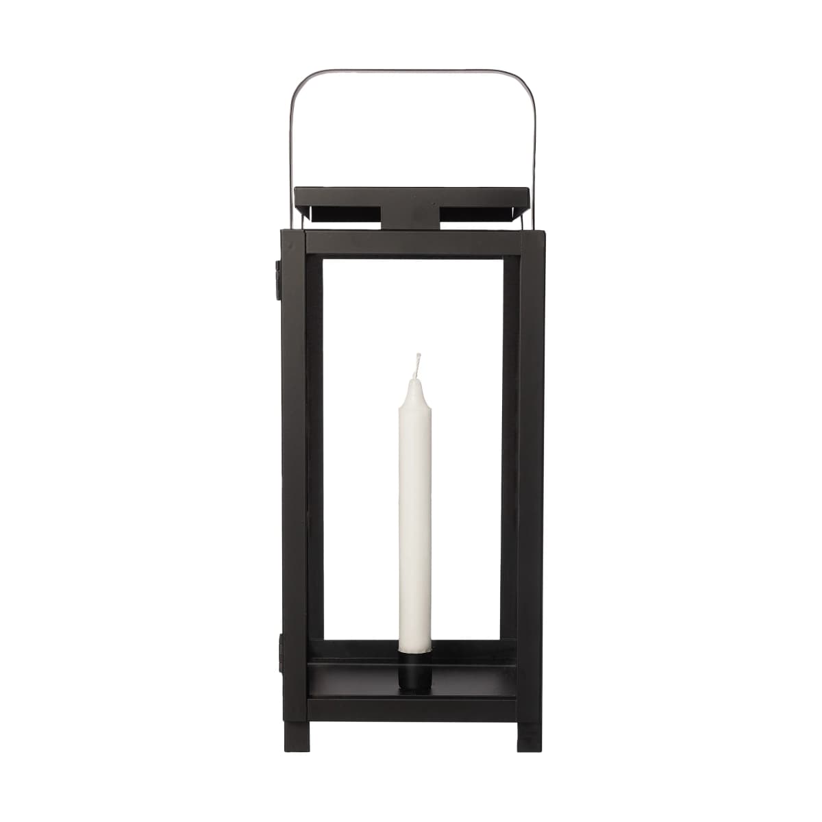 Ernst lyslykt for kronelys 16x43 cm, Svart