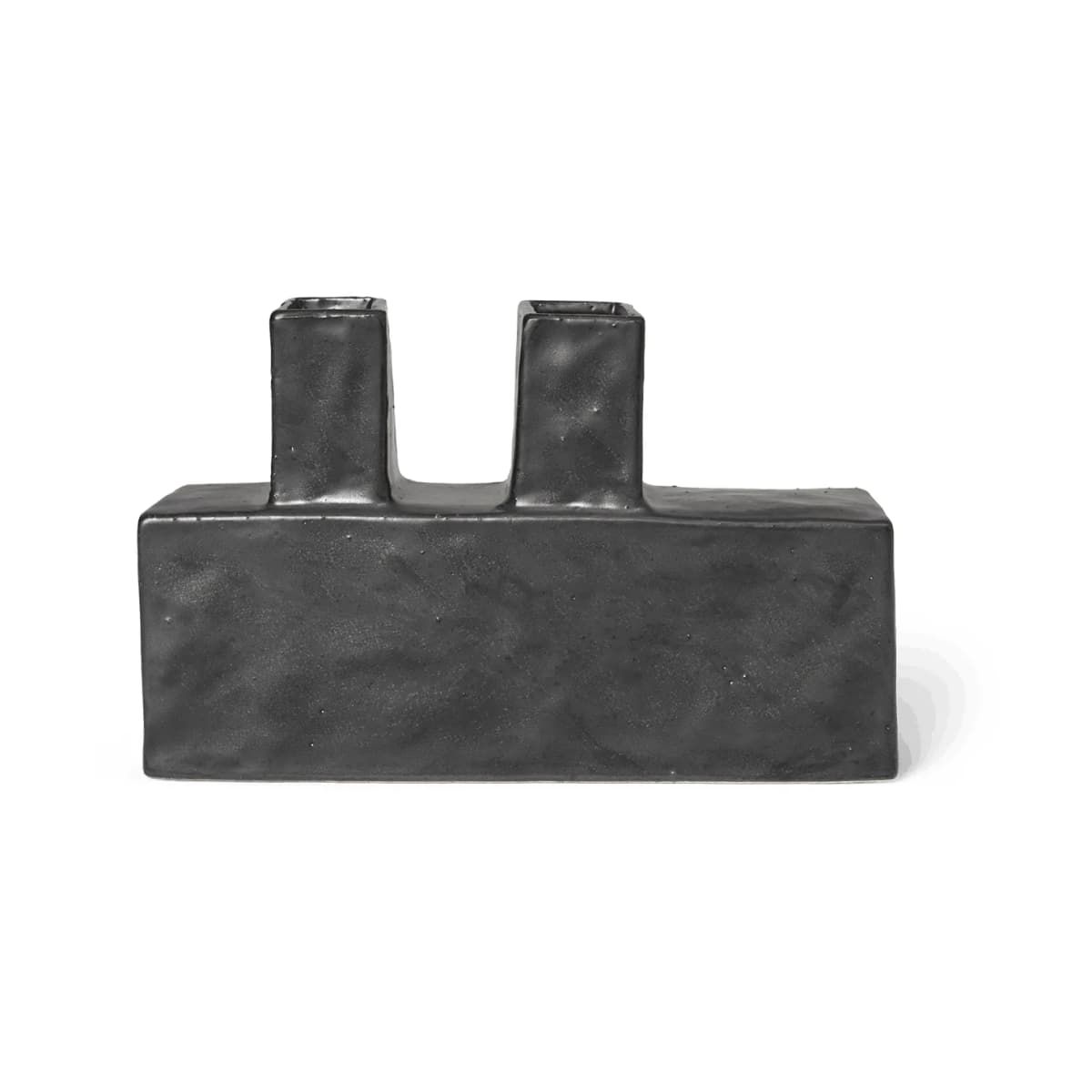Koa vase H17, Black