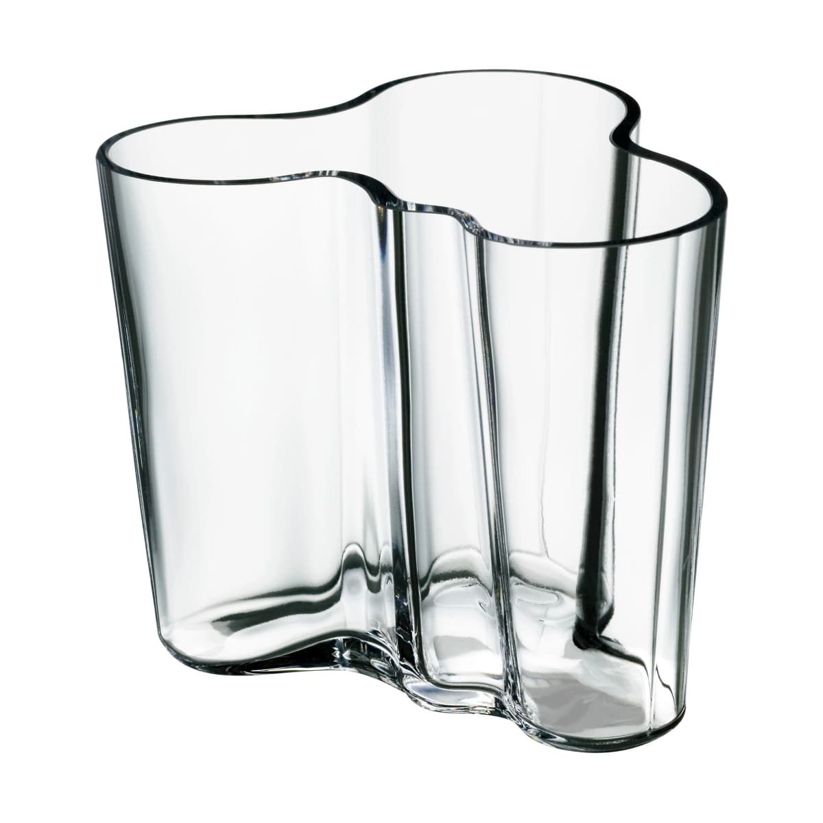 Alvar Aalto vase klar, 95 mm