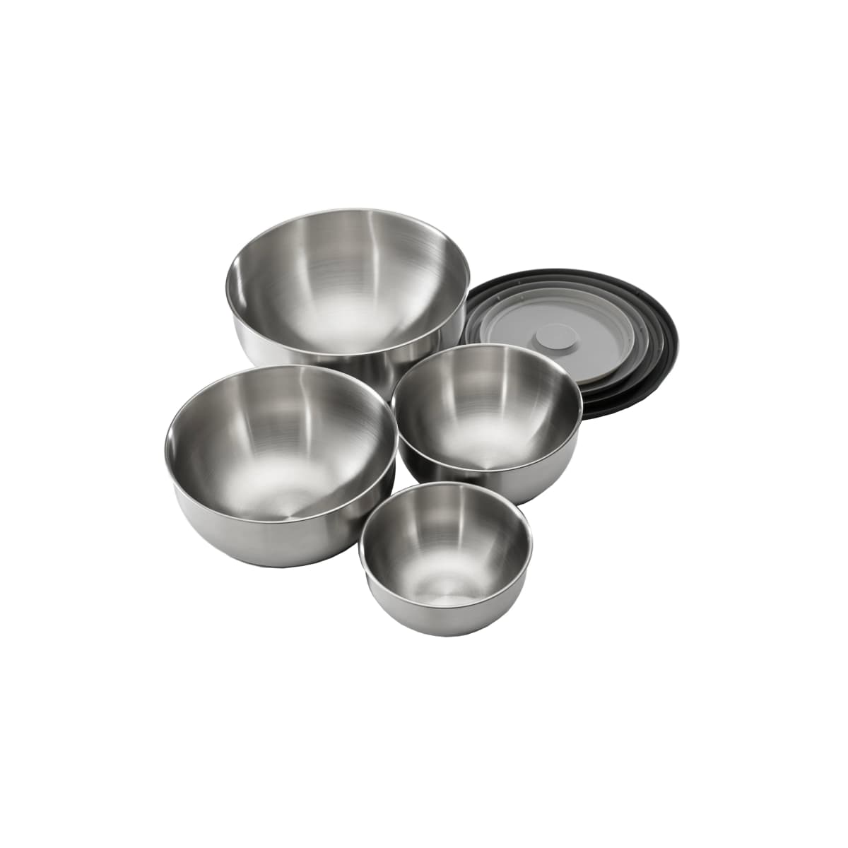 Nest Prep & Store bollesett 8 deler, Stål