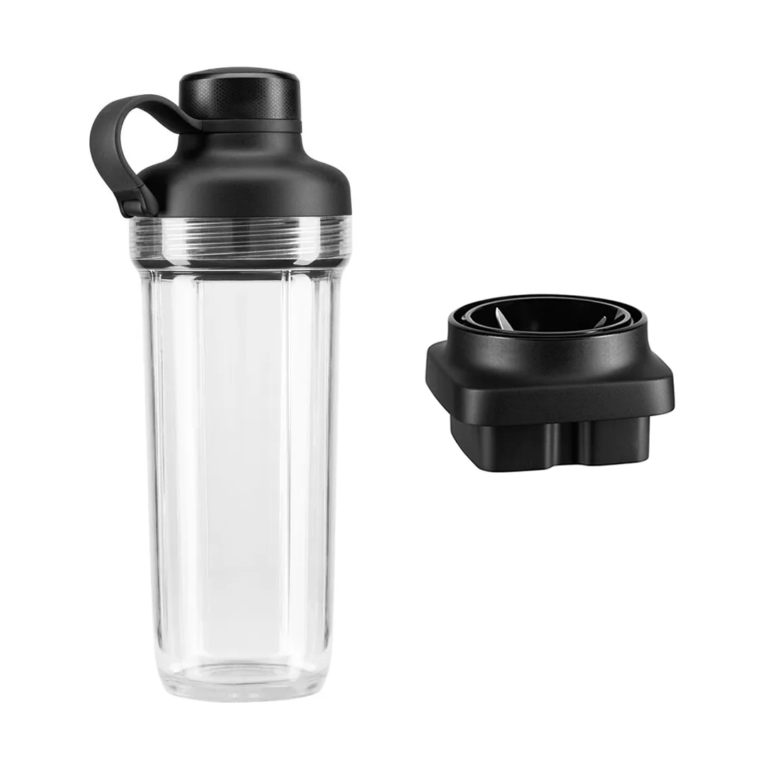 K400+K150 beholder med lokk+kniv 500 ml, Transparent