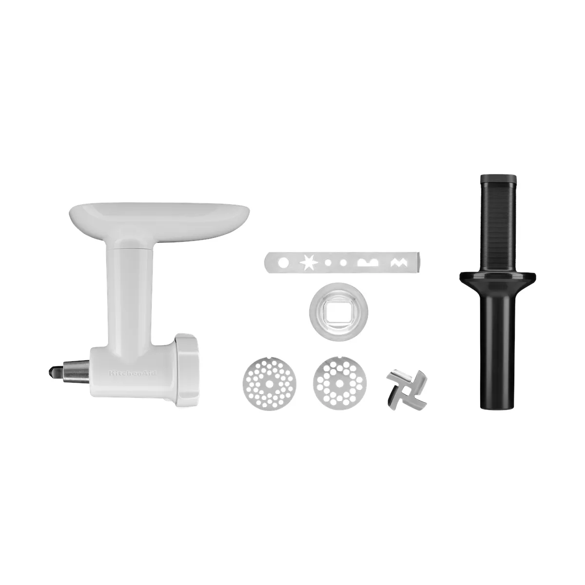 KitchenAid kjøttkvern og kakepresse til kjøkkenmaskin, White