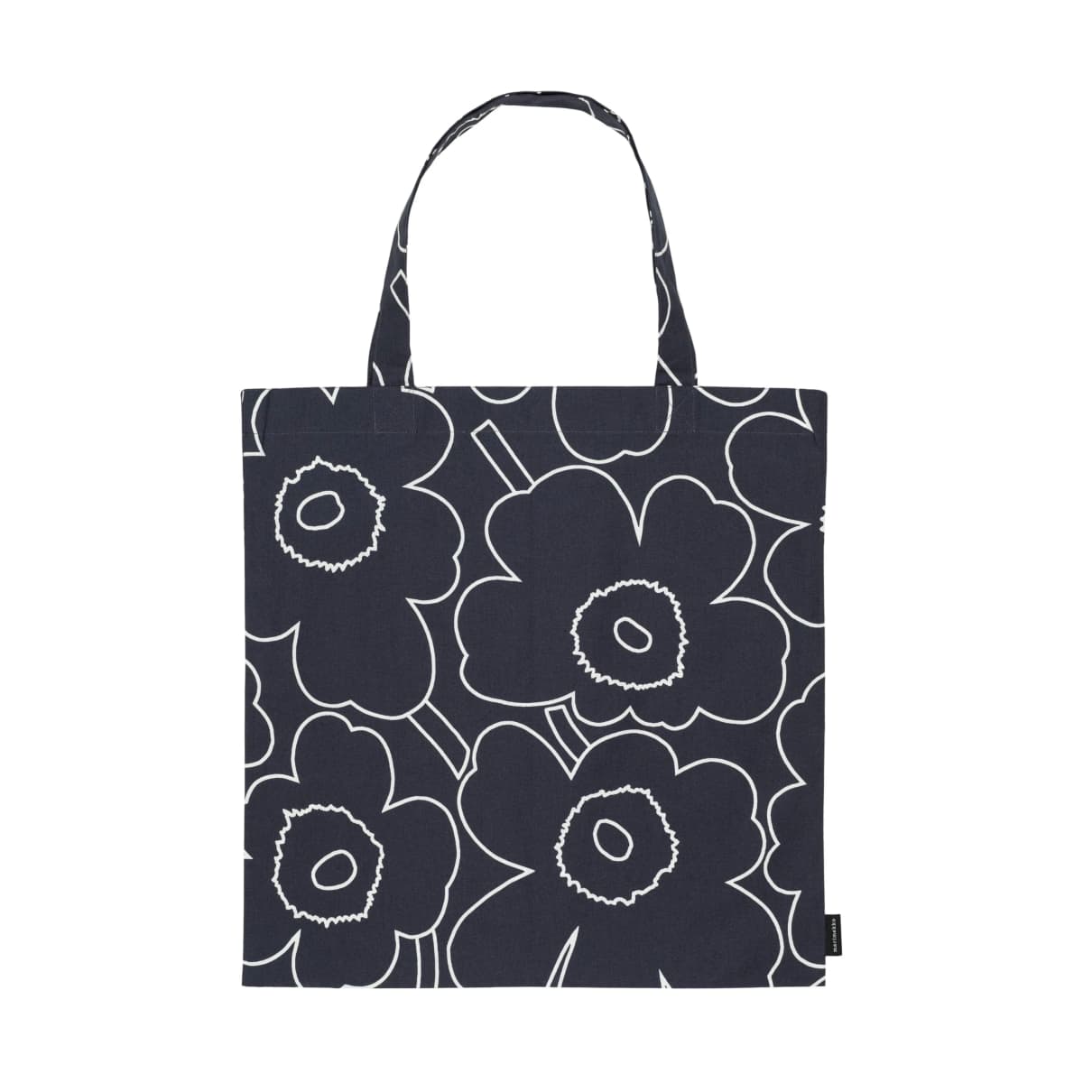 Pieni Piirto Unikko veske 44x43 cm, Black-white