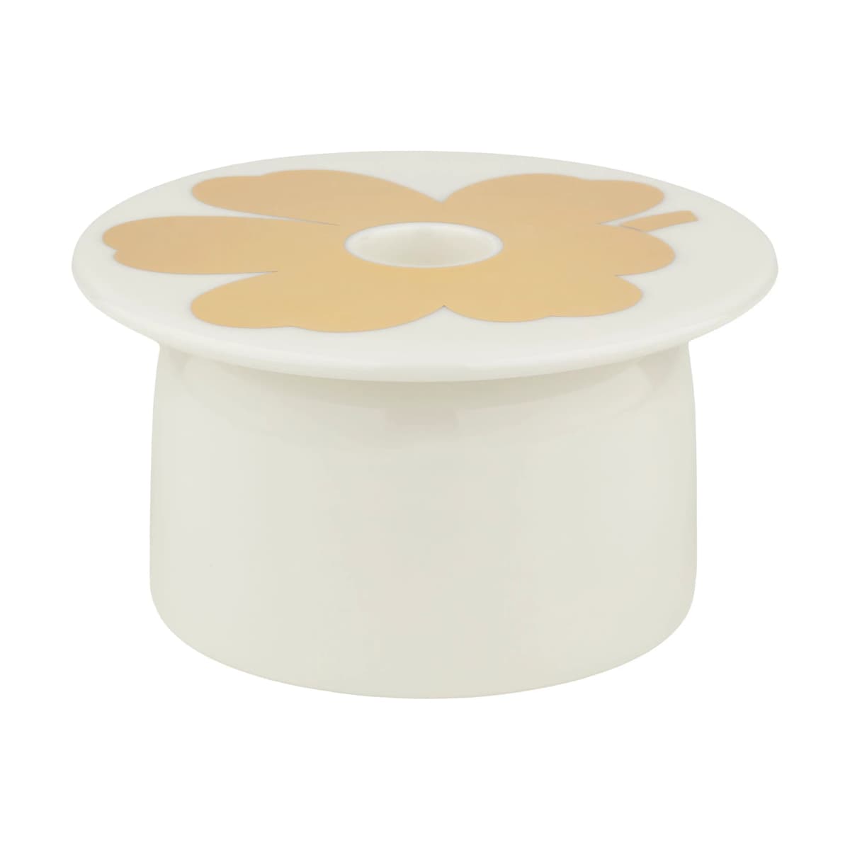 Unikko lysestake, White-gold