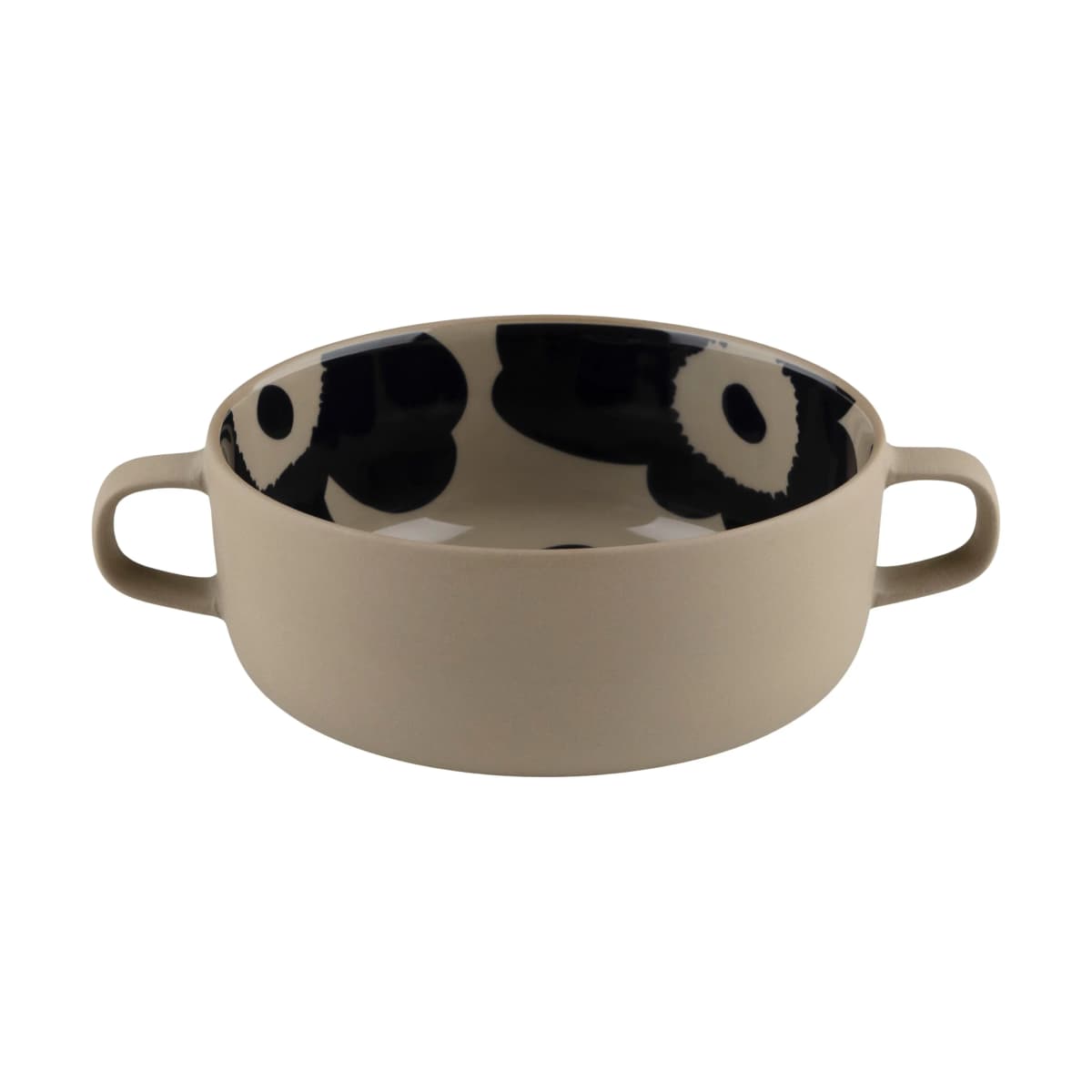 Unikko skål med håndtak 5 dl, Terra-dark blue