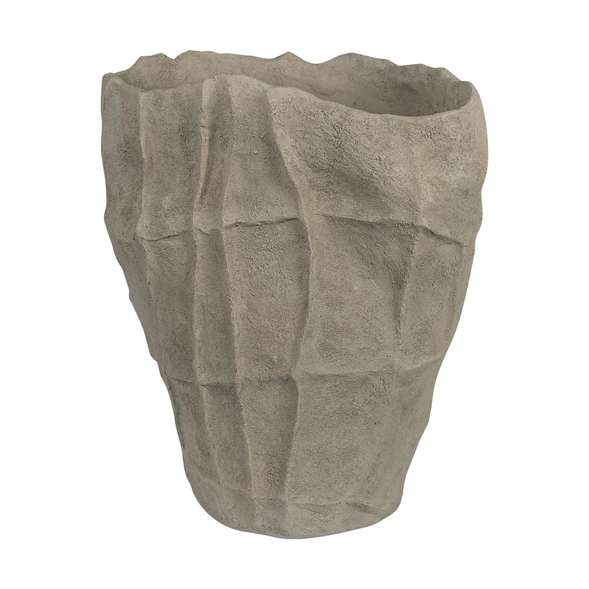 Art piece artistic vase 33,5 cm, Sand