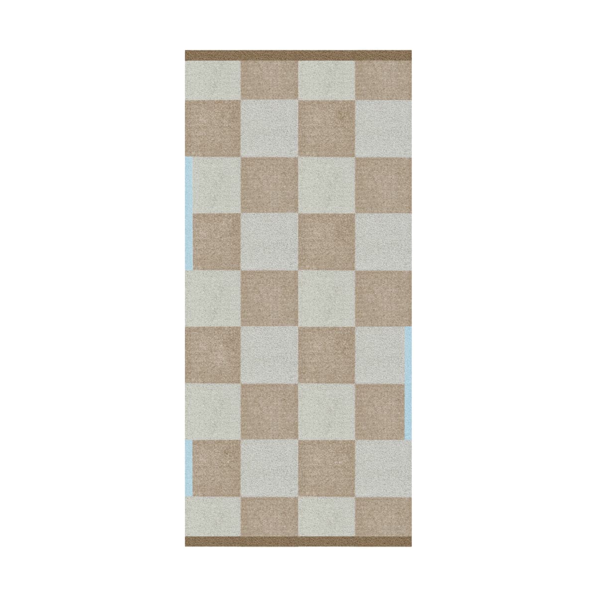 Square all-arround gangteppe, Camel, 70x150 cm