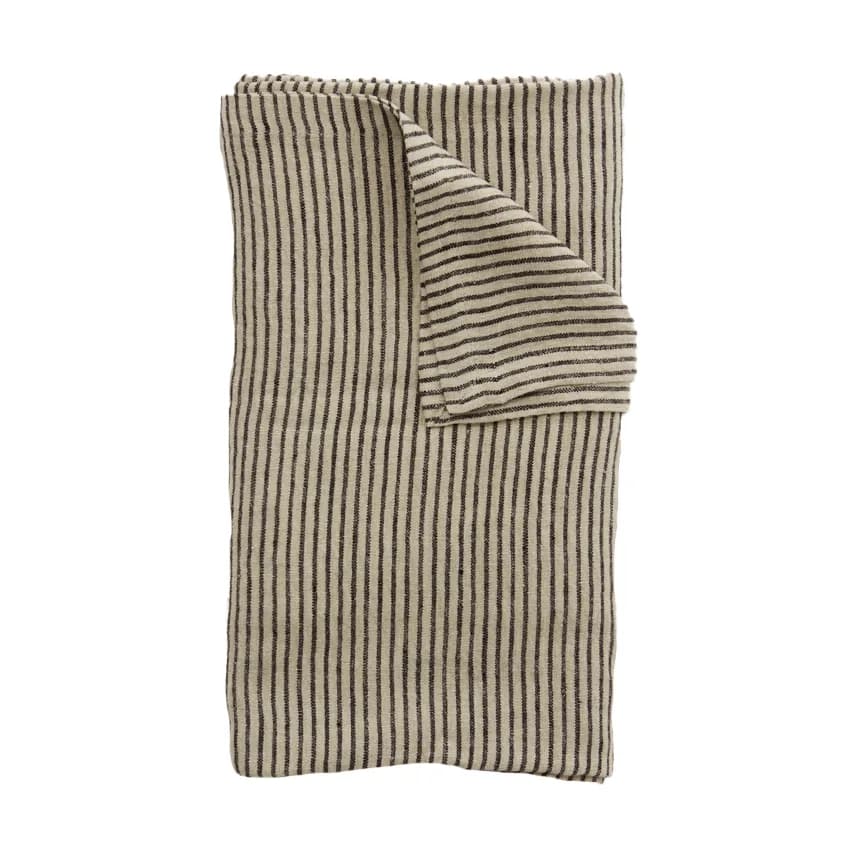 Stripe linduk 150x300 cm, Svart-sand