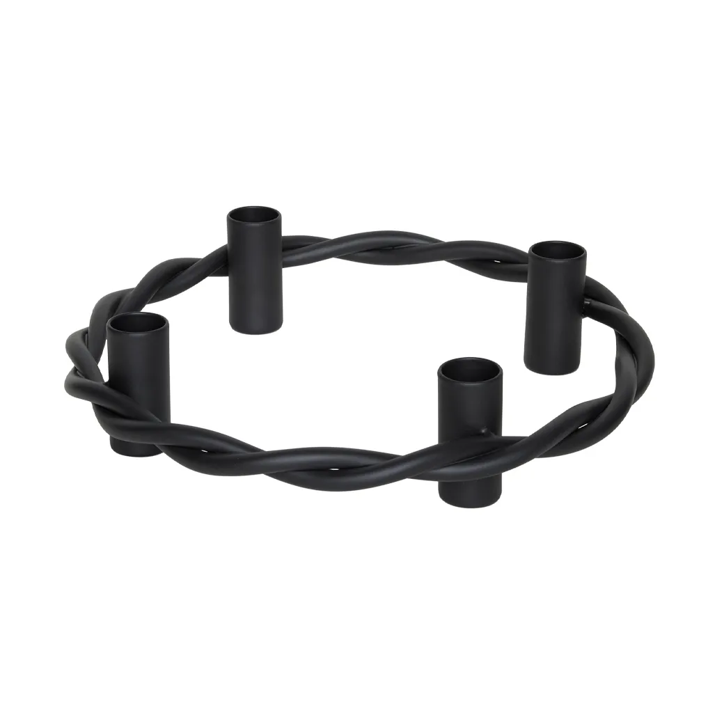 Mellow adventslysestake, Gunmetal