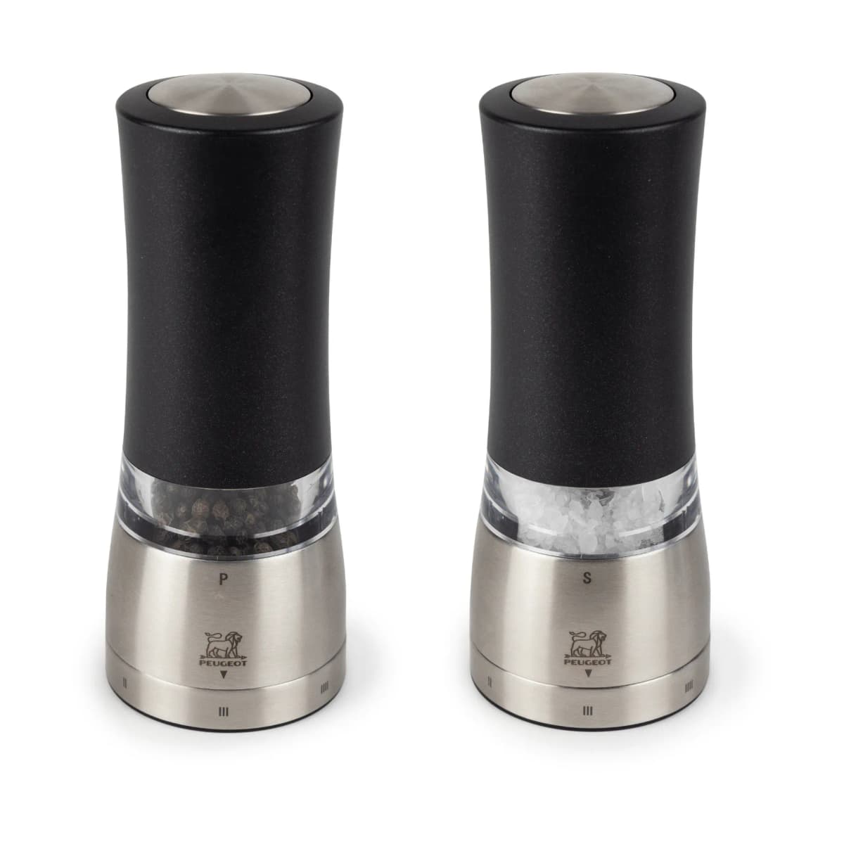 Daman elektrisk kryddkvern 2-pack, Svart