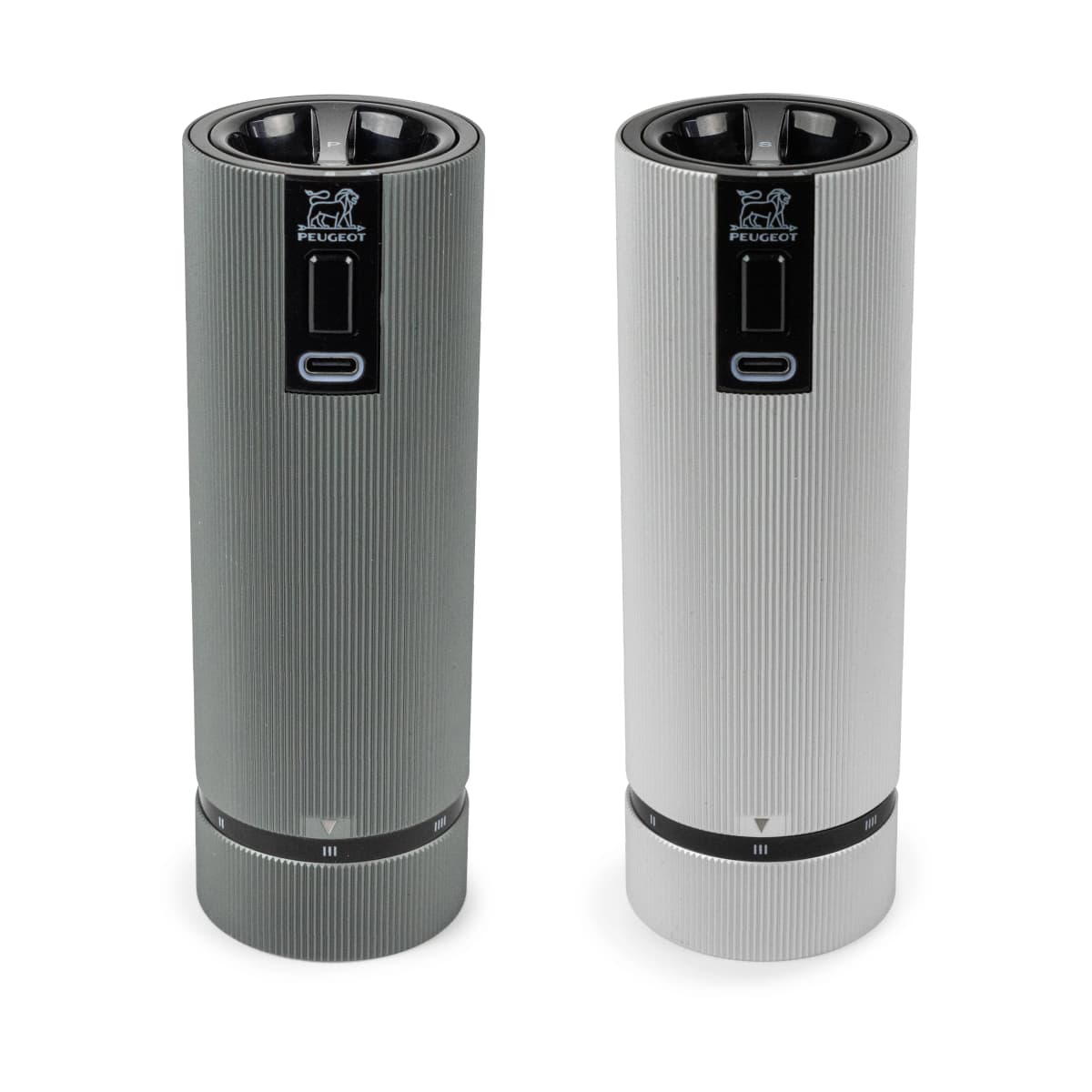 Line elektrisk kryddkvern 2-pack, Carbon-aluminium