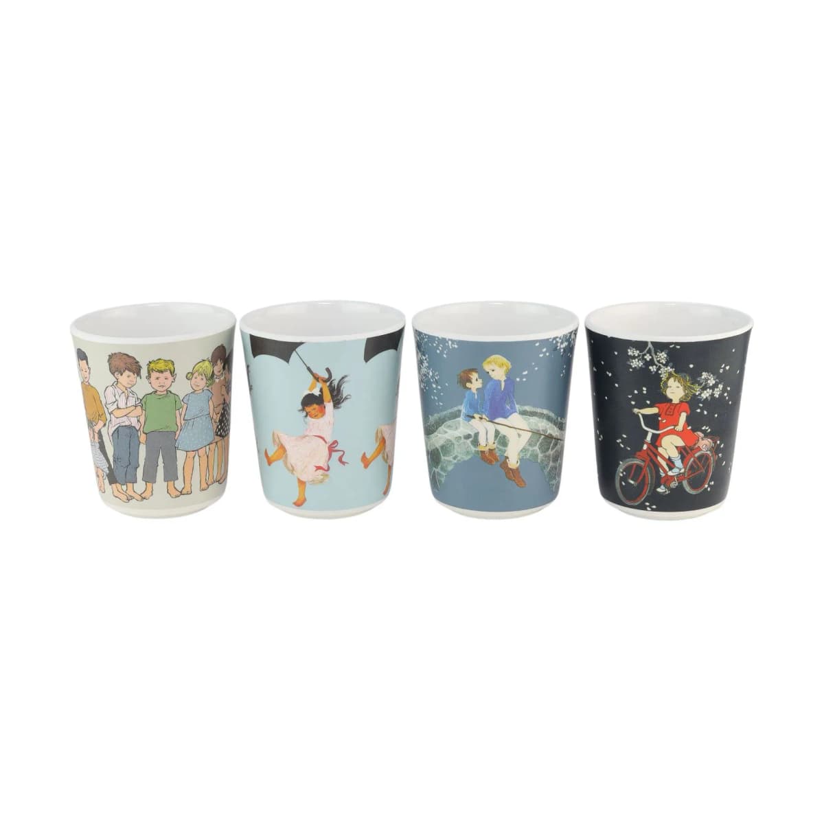 Astrid Lindgren samlekopper 15 cl 4-pk, Multi