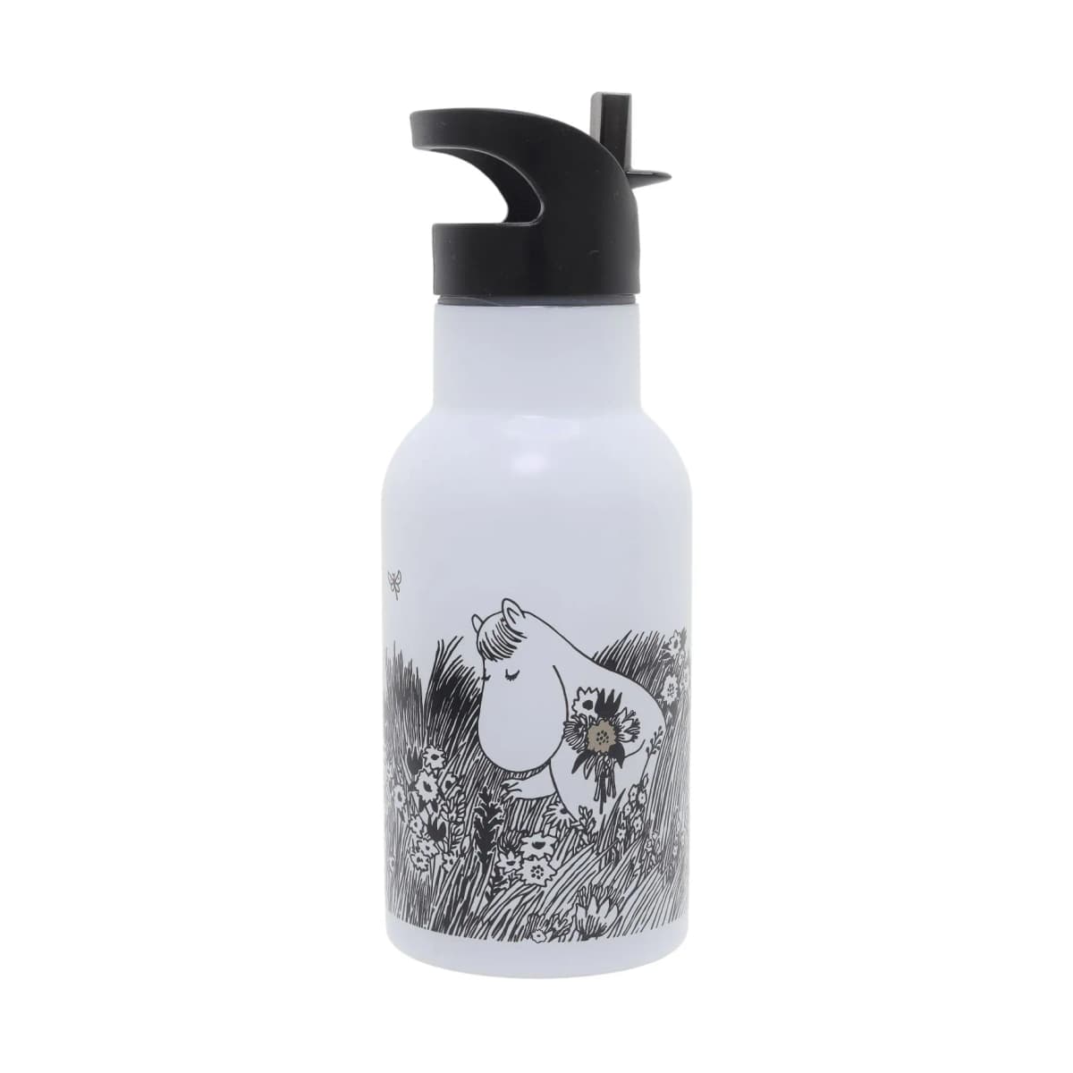 Mummi Graphic vannflaske 34 cl, Hvit