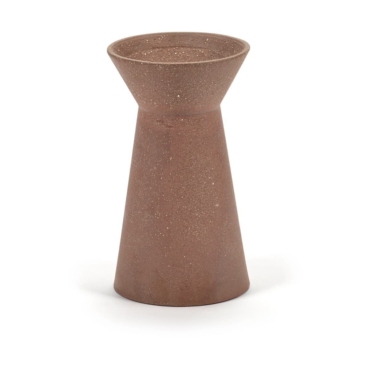 Urban 02 vase S 16,5 cm, Red-brown