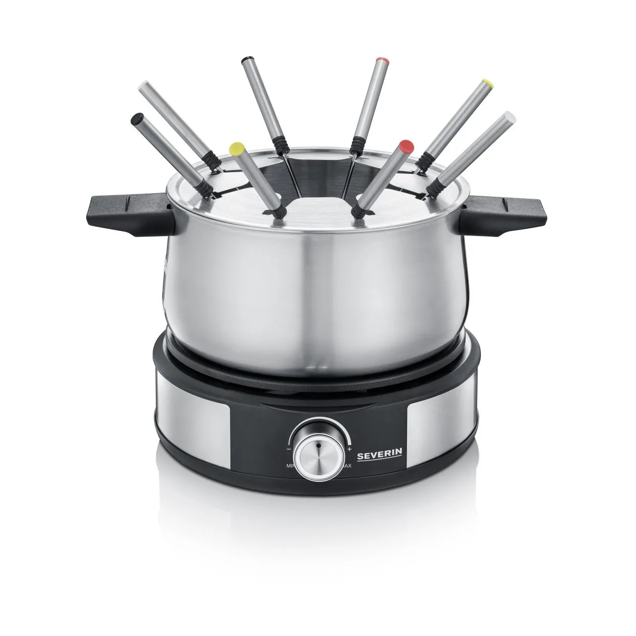 Severin FO 2471 kombi fondue/crêpes, Rustfritt stål