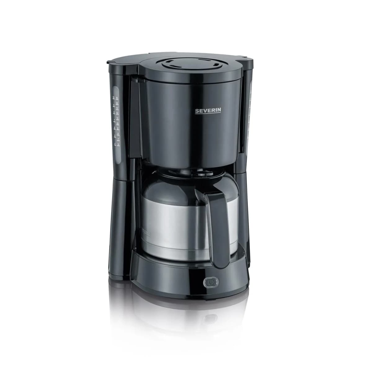 Severin KA 4835 Type termokanne kaffetrakter 8 kopper, Svart