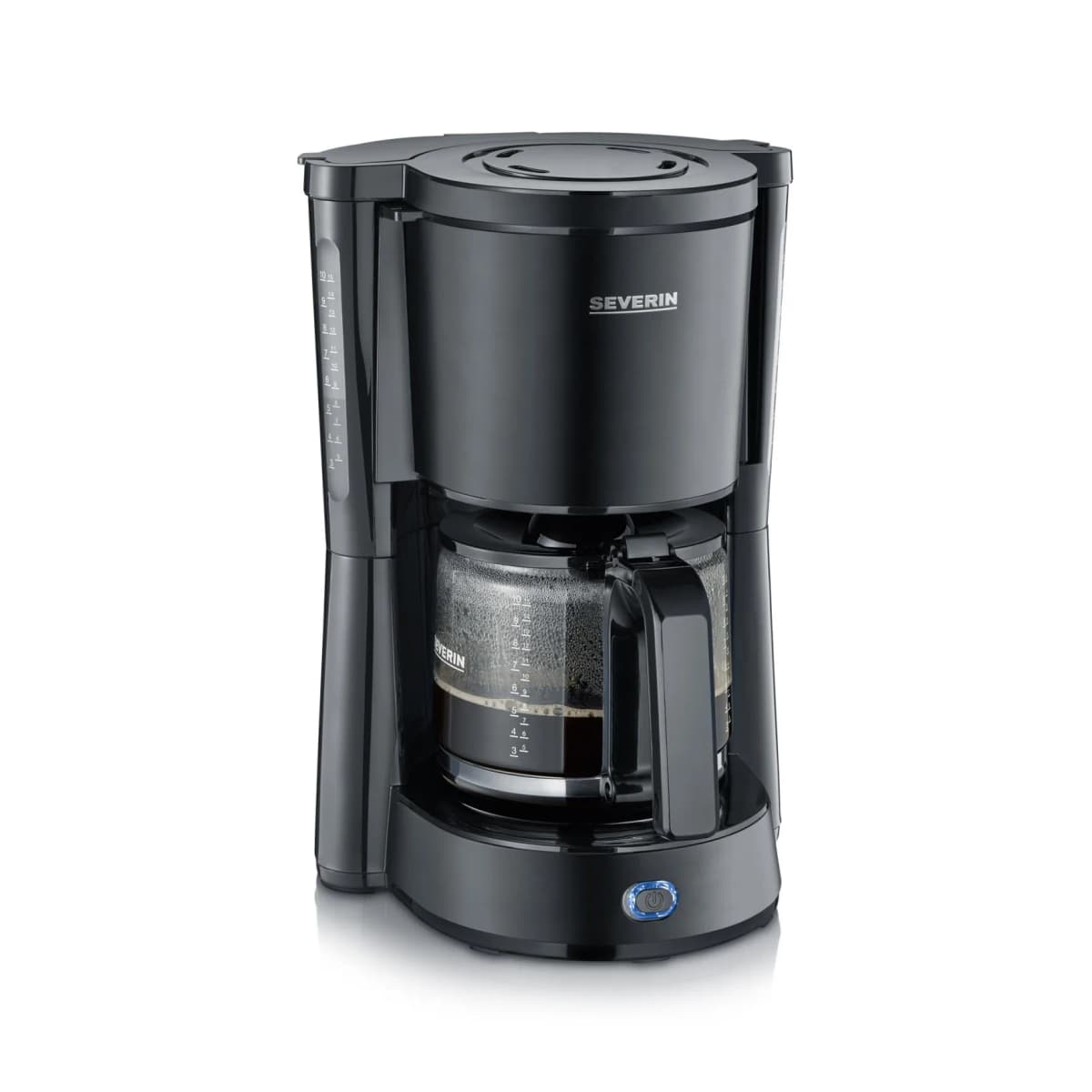 Severin KA 9554 Type kaffetrakter 10 kopper, Mattsvart