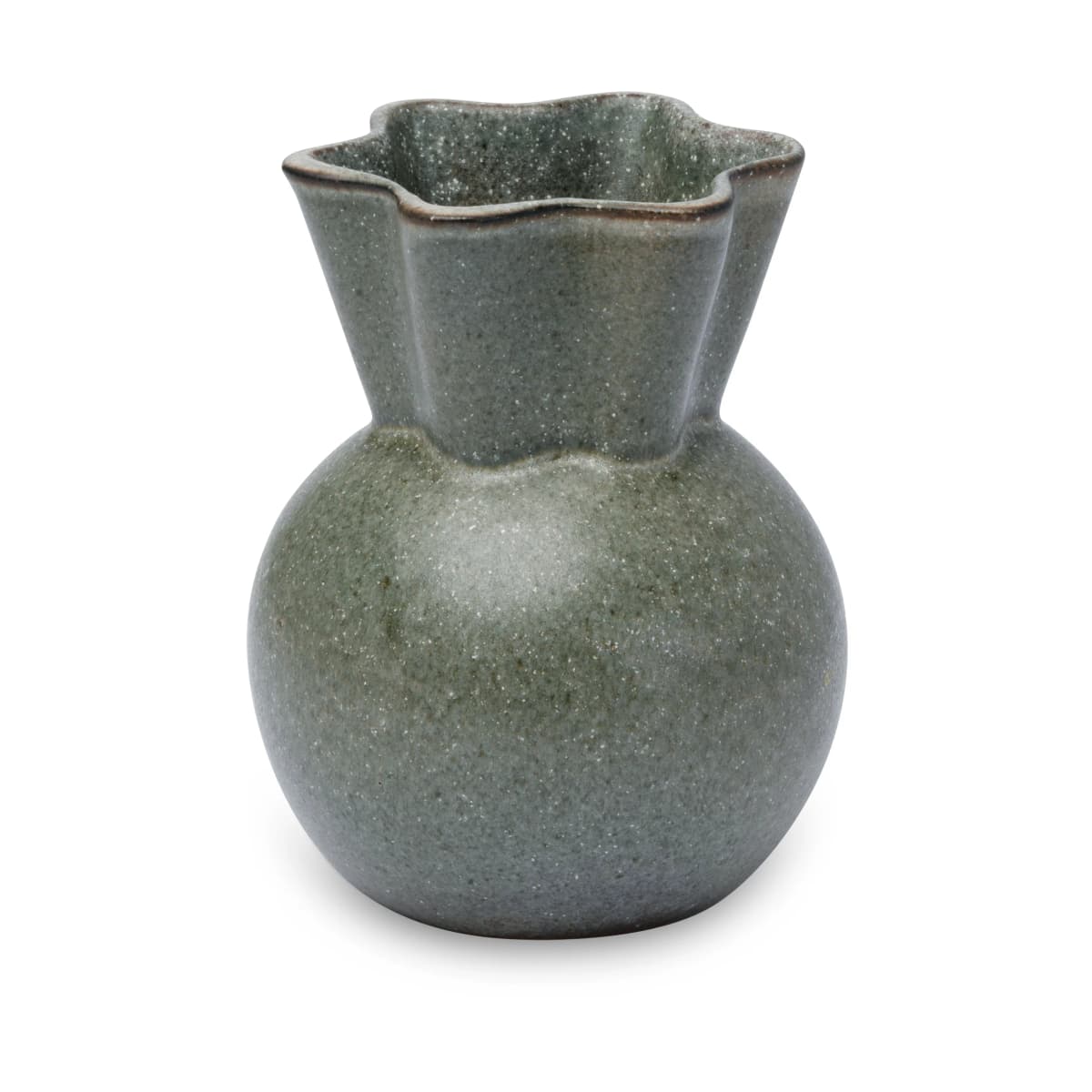 Eva Stæhr-Nielsen vase 14 cm, Mosegrønn