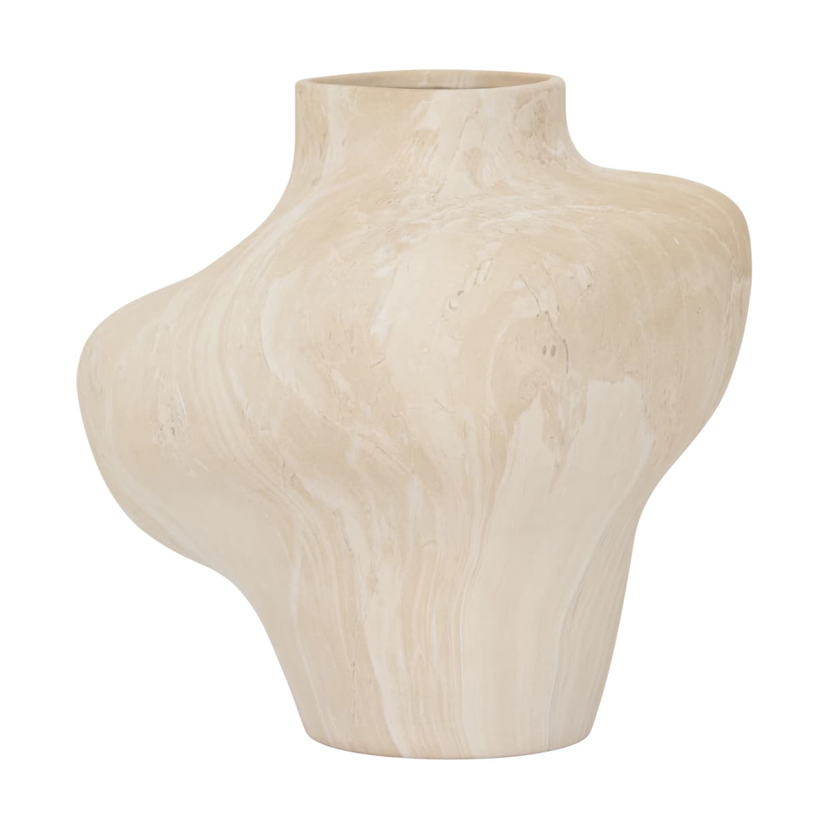 Kary vase 26 cm, Naturlig