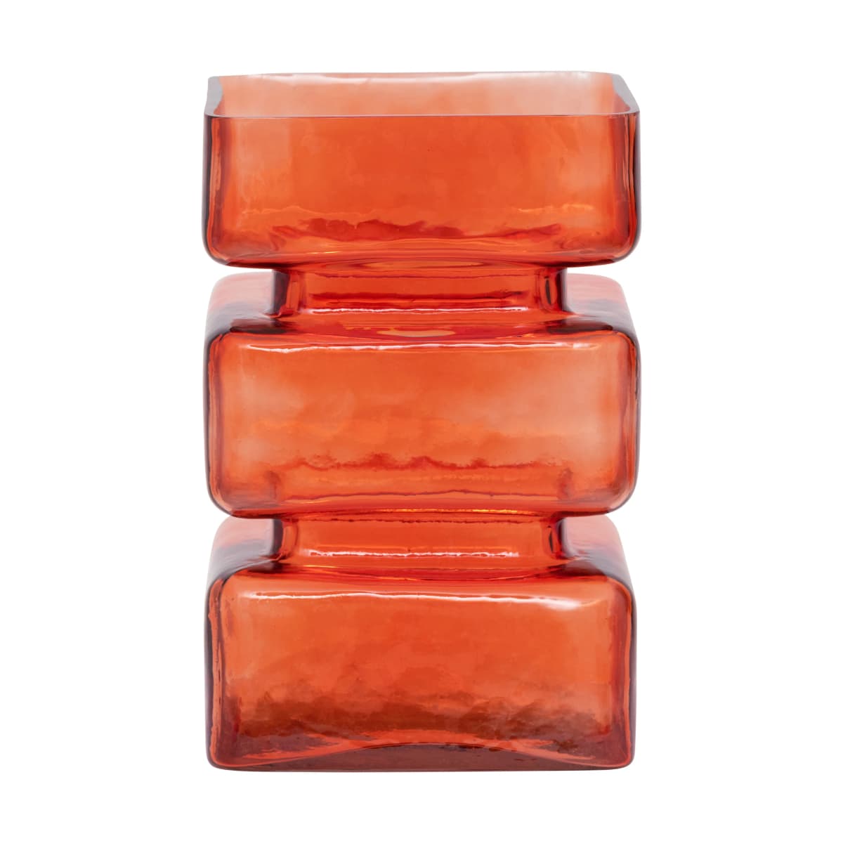 Pila vase 25 cm, Rust red