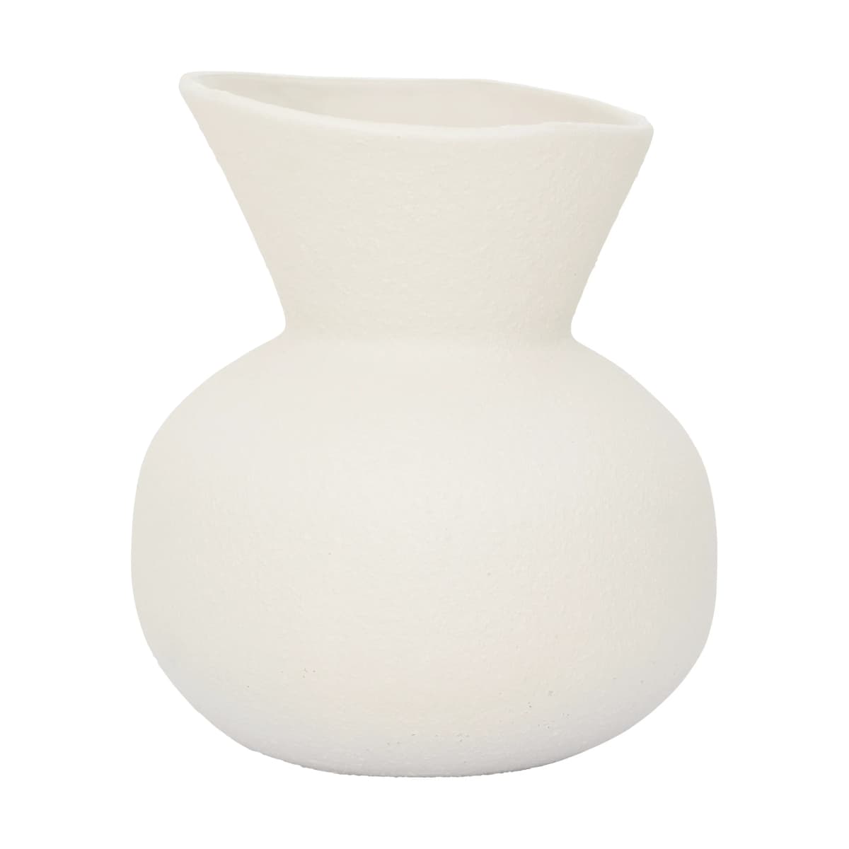 Saga vase 25 cm, Hvit