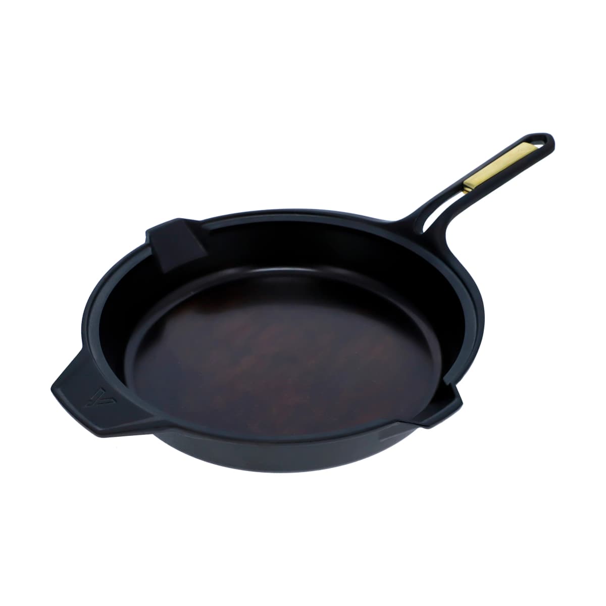 Signature stekepanne polert støpejern 25 cm, Svart