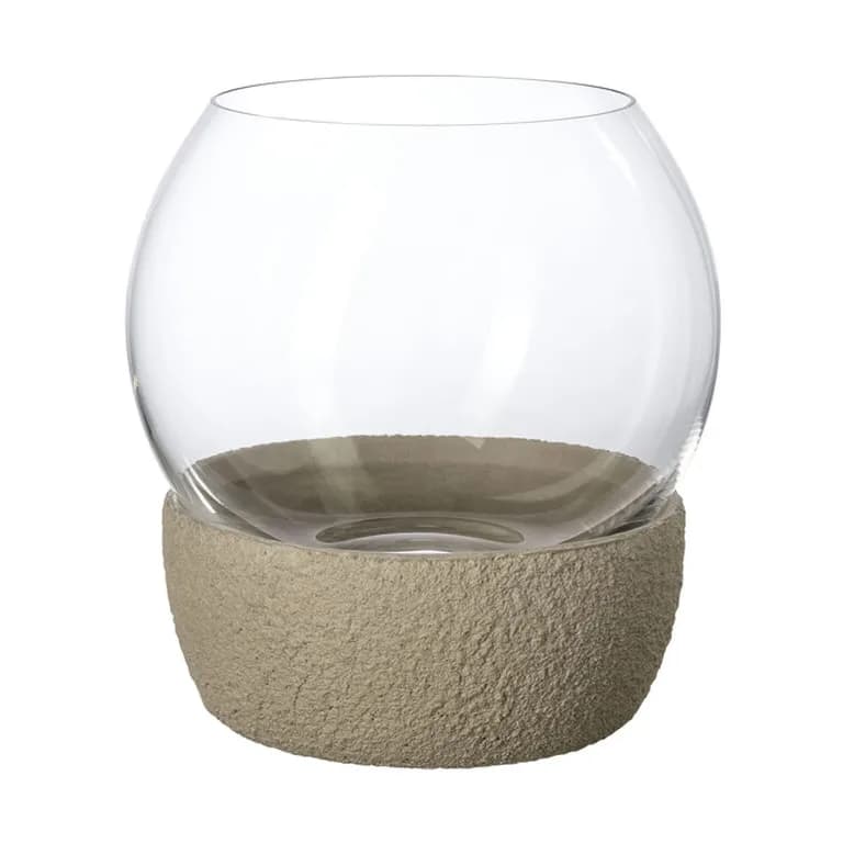 Perlemor Home Hurricane lyslykt Ø16 cm, Beige