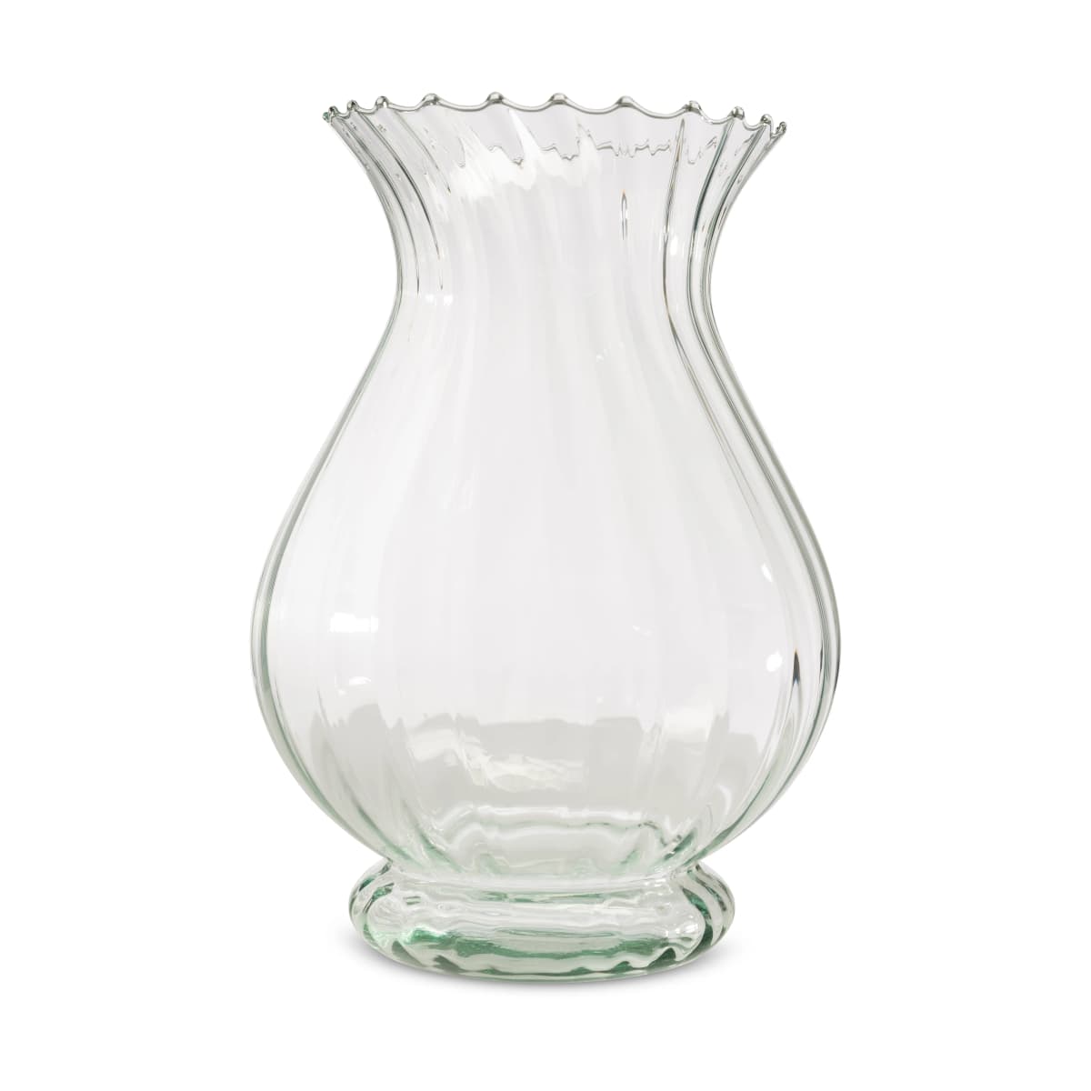 Falla recycled vase 35 cm, Klar